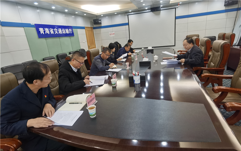 厅党组成员总工程师李积胜主持召开分管处室和单位党